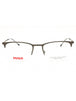 0R80 00 - MATTE DARK RUTHENIUM/clear demo lens