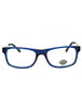 090 - shiny blue/clear demo lens