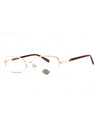 032 - pale gold/clear demo lens