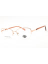 028 - shiny rose gold/clear demo lens