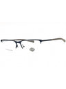 091 - matte blue/clear demo lens