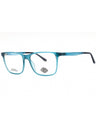 091 - matte blue/clear demo lens