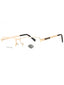 032 - pale gold/clear demo lens