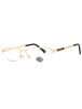 032 - pale gold/clear demo lens