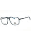 085 - matte light blue/clear demo lens