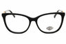 001 - shiny black/clear demo lens