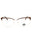 049 - matte dark brown/clear demo lens