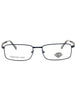 091 - matte blue/clear demo lens