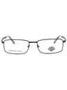 091 - matte blue/clear demo lens