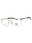 011 - matte light nickeltin/clear demo lens