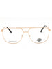 032 - pale gold/clear demo lens