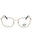 001 - shiny black/clear demo lens