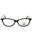 001 - shiny black/clear demo lens
