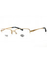 032 - pale gold/Clear demo lens