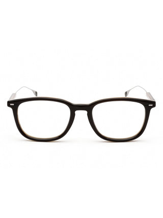 Hugo Boss BOSS 1359/BB brown full-rim eyeglasses with clear demo lenses.