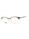 0PEF 00 - GOLD GREEN/Clear demo lens