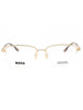 0AOZ 00 - Matte Gold / Clear Lens