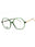 01ED 00 - GREEN/Clear demo lens