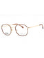 00NR 00 - Gold Brown Havana/Clear demo lens