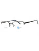 001 - shiny black/clear demo lens