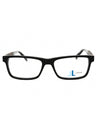 001 - shiny black/clear demo lens
