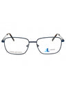 091 - matte blue/clear demo lens