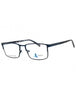 091 - matte blue/clear demo lens