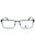 091 - matte blue/clear demo lens
