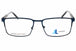 091 - matte blue/clear demo lens