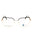 032 - pale gold/clear demo lens