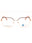 028 - shiny rose gold/Clear demo lens