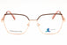 028 - shiny rose gold/Clear demo lens