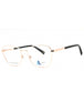 028 - shiny rose gold/clear demo lens