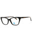 001 - shiny black/clear demo lens
