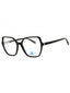 001 - shiny black/clear demo lens