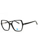 001 - shiny black/clear demo lens