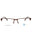 049 - matte dark brown/clear demo lens