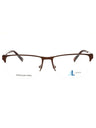 049 - matte dark brown/clear demo lens