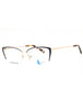 091 - matte blue/clear demo lens