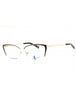 048 - shiny dark brown/clear demo lens