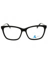 001 - shiny black/clear demo lens