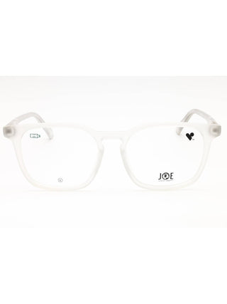 Joe optical JOE4110 eyeglasses featuring a sleek, lightweight black acetate frame with a classic rectangular design.