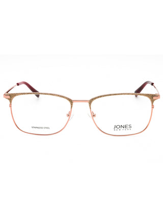 Jones New York J495 women's eyeglasses with a black full-rim rectangular frame.