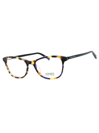 Jones New York J778 blue tortoise eyeglasses with clear lenses, 52mm frame.