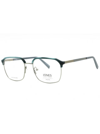 Jones New York VJOM370 eyeglasses featuring a sleek, lightweight metal frame in a classic rectangular shape.