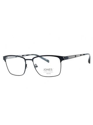 Jones New York VJOM372 navy full-rim eyeglasses with rectangular frames.