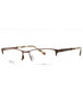 210 - BROWN/Clear demo lens