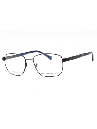 Joseph Abboud JA4094 eyeglasses featuring a sleek rectangular metal frame in a polished gunmetal finish.