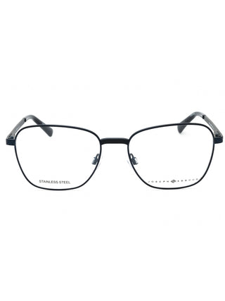 Joseph Abboud JA4103 stainless steel eyeglasses featuring a sleek, durable silver metal frame in a classic rectangular design.