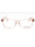 08XO 00 - PINK CRYSTAL/Clear demo lens